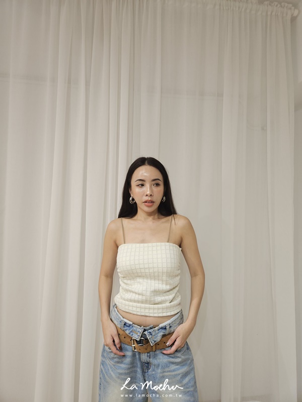 側拉鍊小香平口BRA背心